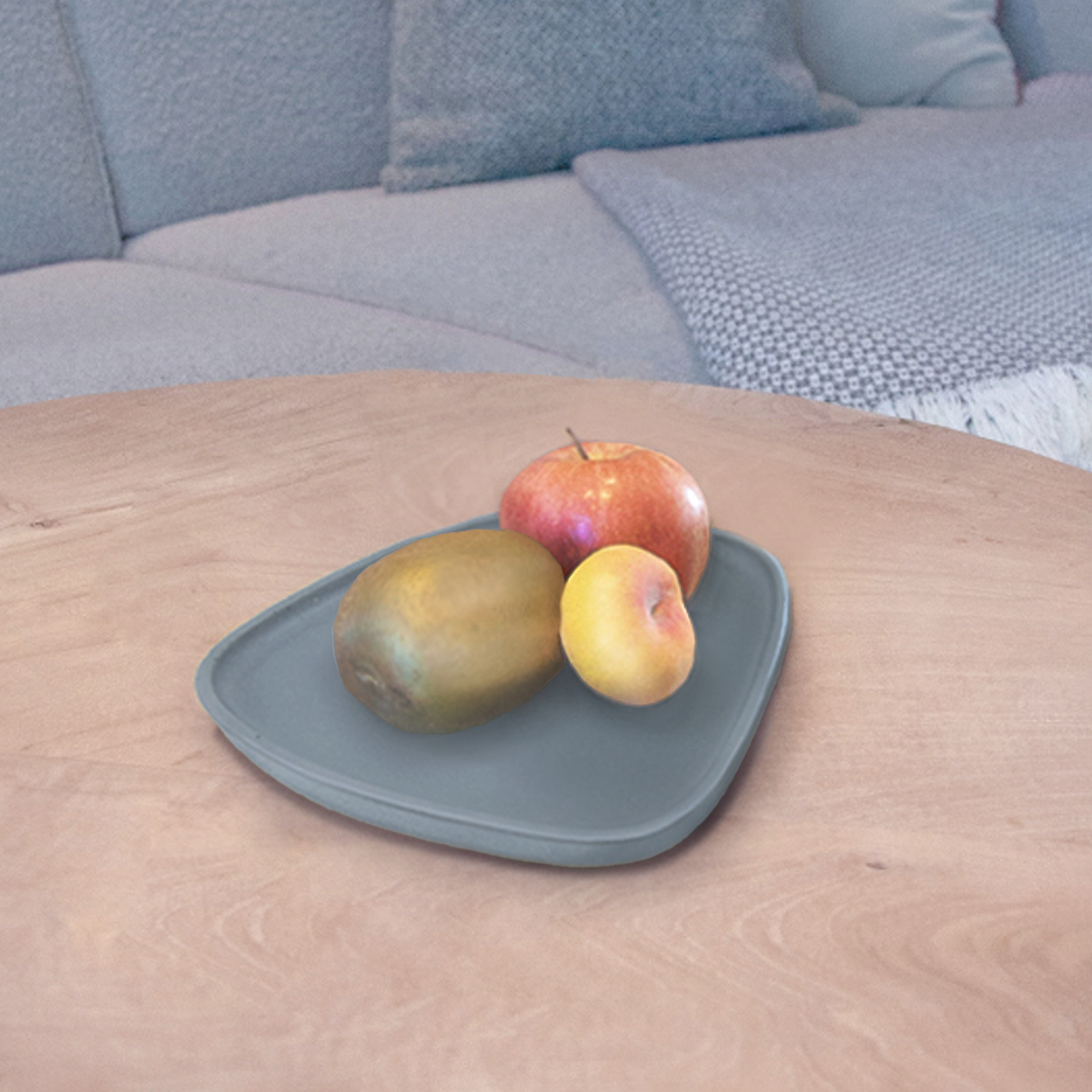 Teller und Ablage Ella in verschiedenen Farben. Handgefertigtes Unikat aus hochfestem Hochleistungsbeton.