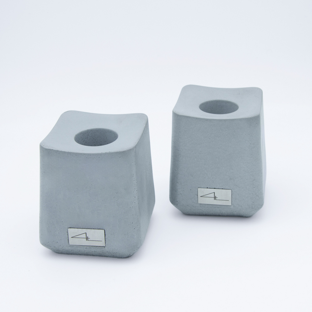 Kerzenständer | Vase | Gewürzhalter Eddy Weiß | Grau | Schwarz – Bild 12