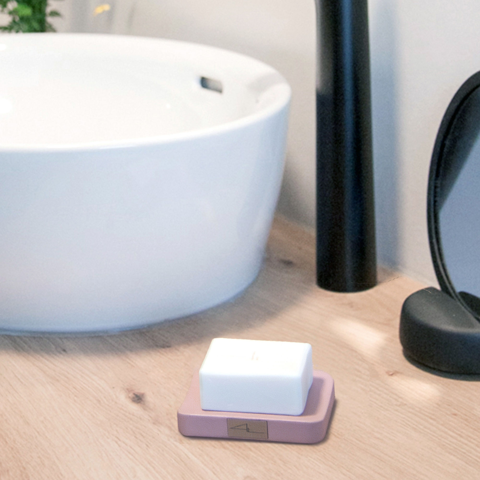 Seifenschale Klara klein einzeln aus der Studio 4L Betonmanufaktur.