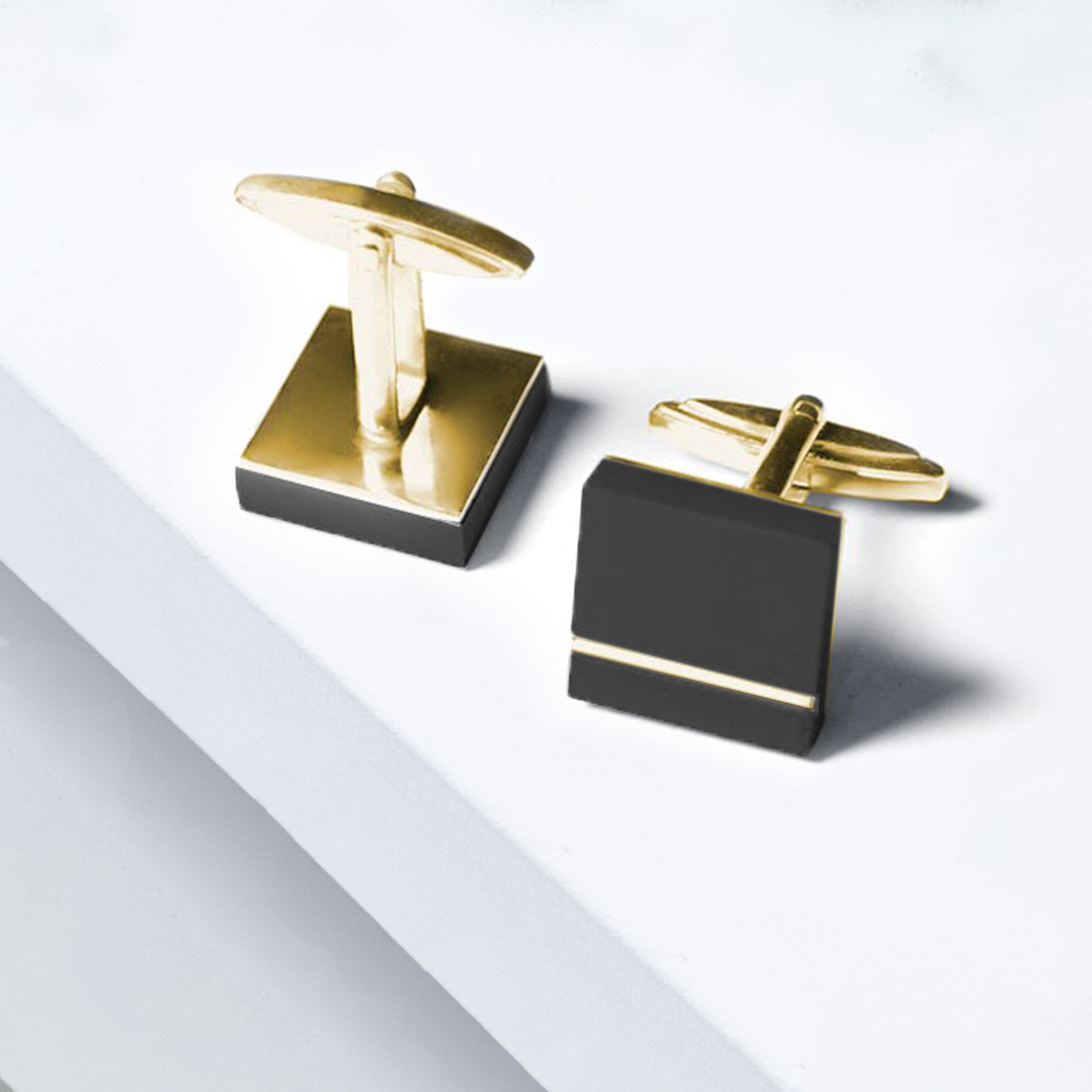 Manschettenknöpfe C30R Gold aus der Studio 4L Betonmanufaktur