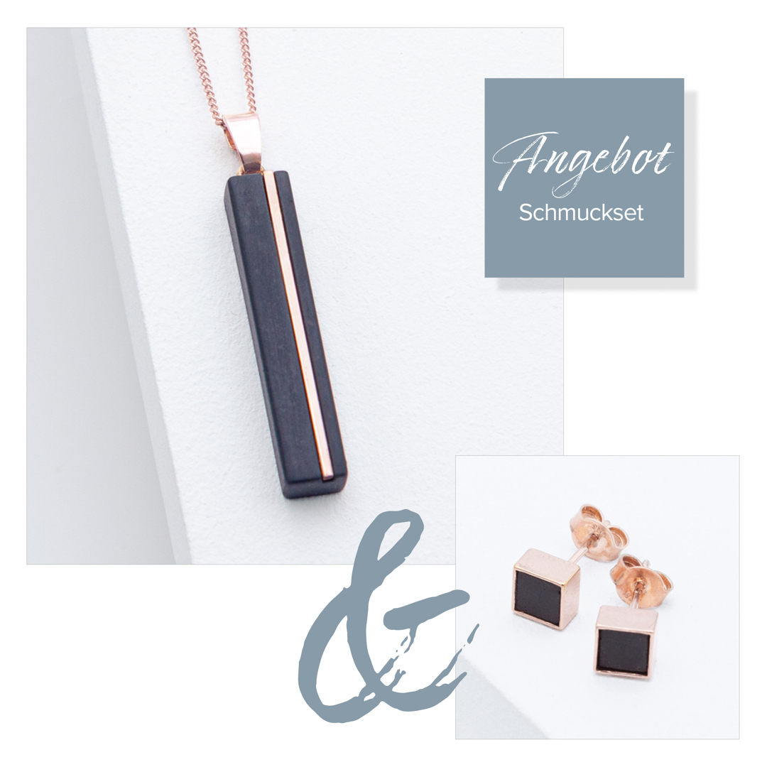 Alternative view of Set C1 Rosé Grau | Schwarz