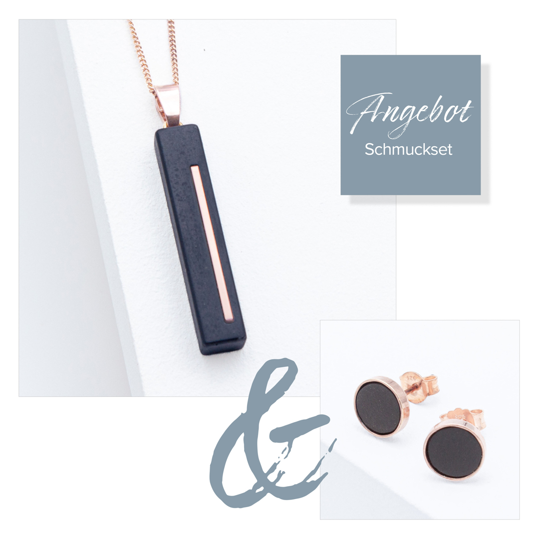 Alternative view of Set C3 Rosé Grau | Schwarz