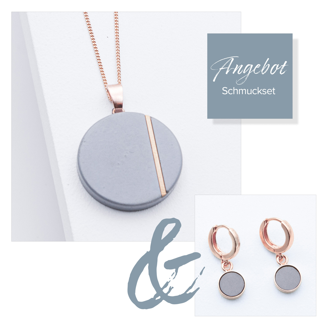 Set R1 Rosé Grau | Schwarz