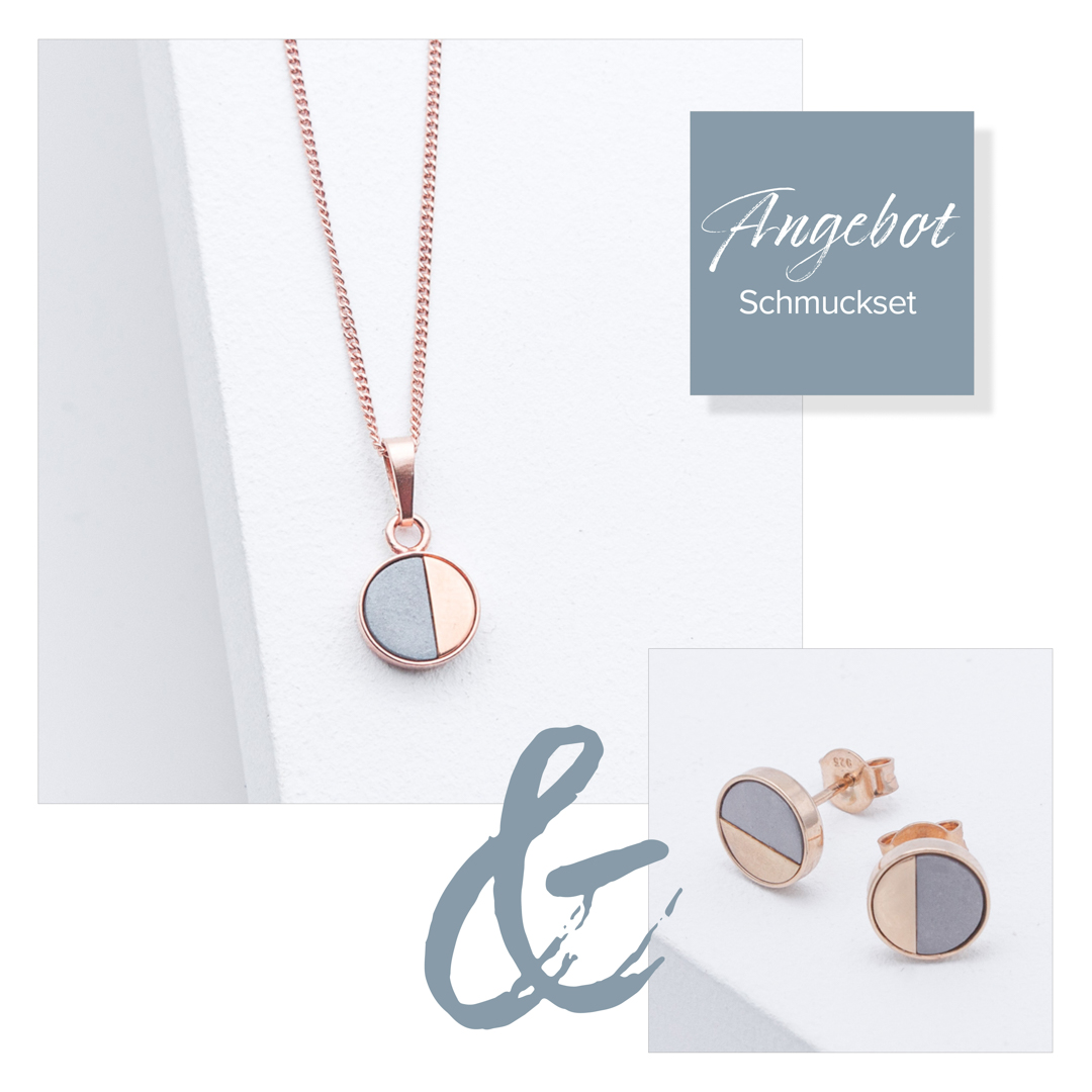 Set R21 in Rosé Grau | Schwarz