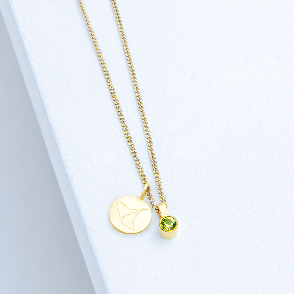 Alternative view of Kette Leaf Silber | Ginkgo