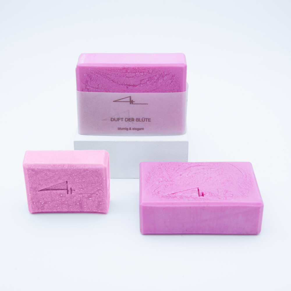 Naturseifen Duft der Blüte von Studio 4L. 100% handmade in Germany. Nachhaltig, tierversuchsfrei und ohne Plastik