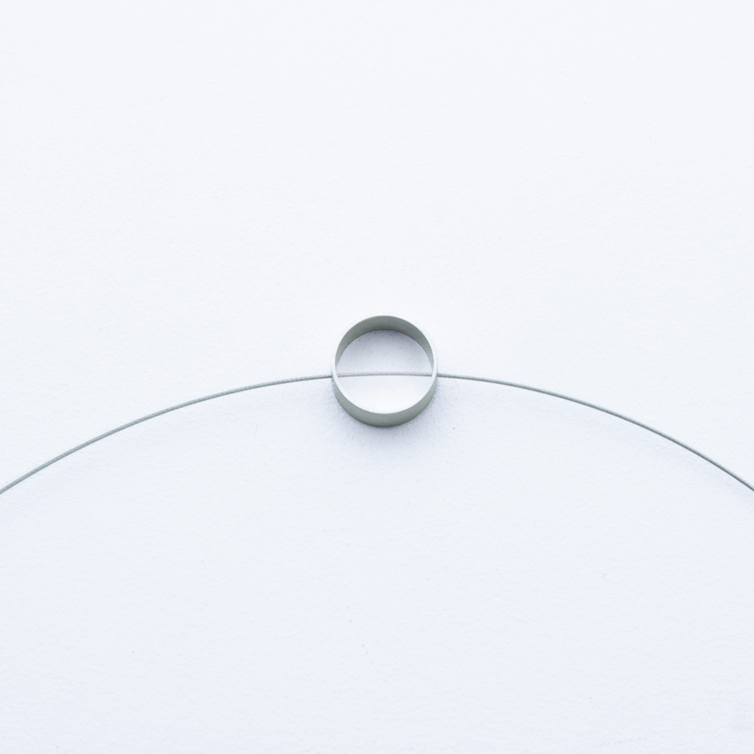 Silberschmuck von Studio 4L. Kollier Circle Silber.